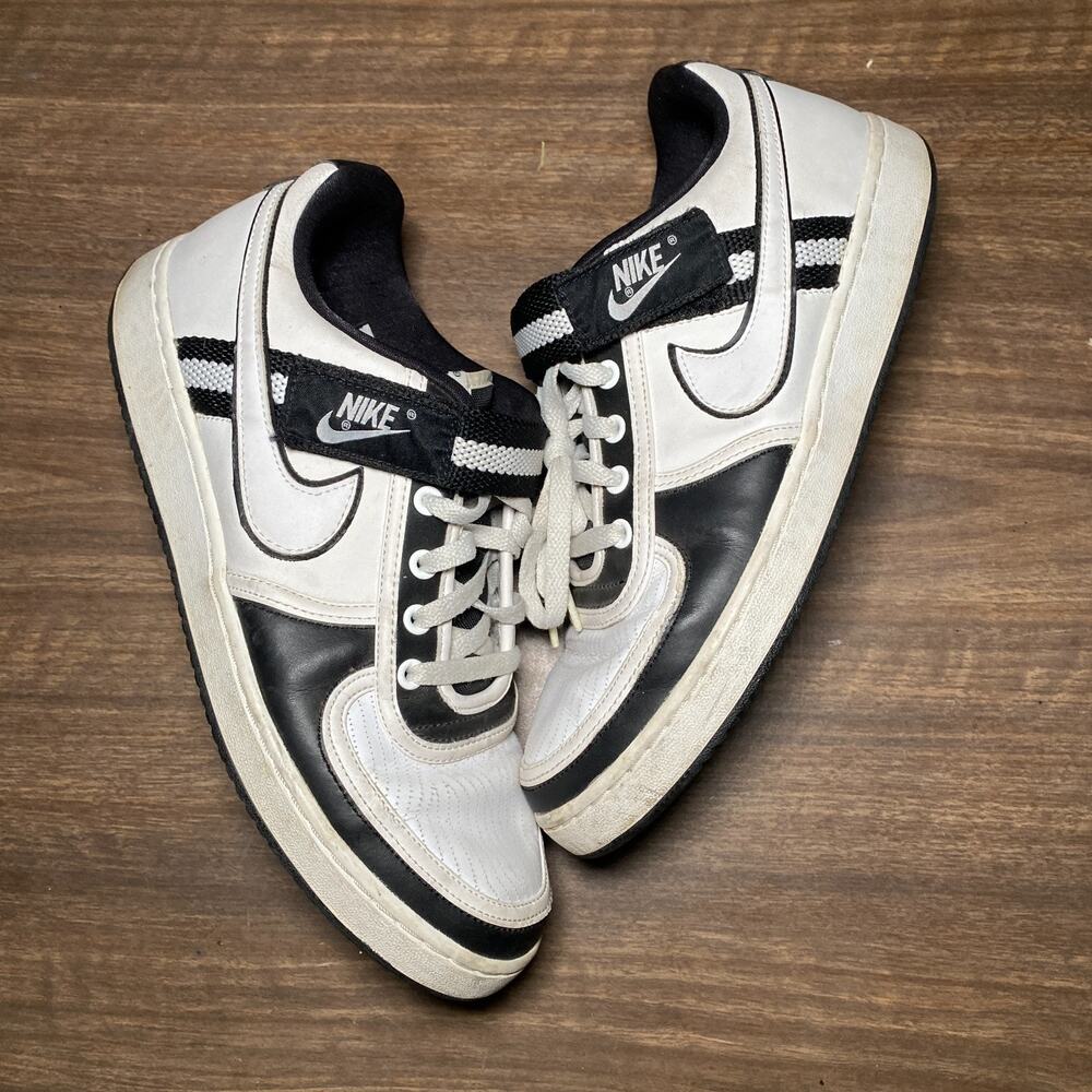 Mens Nike Vandal Low White Black Size 11 Vintage Retro Sneakers (316432-115)